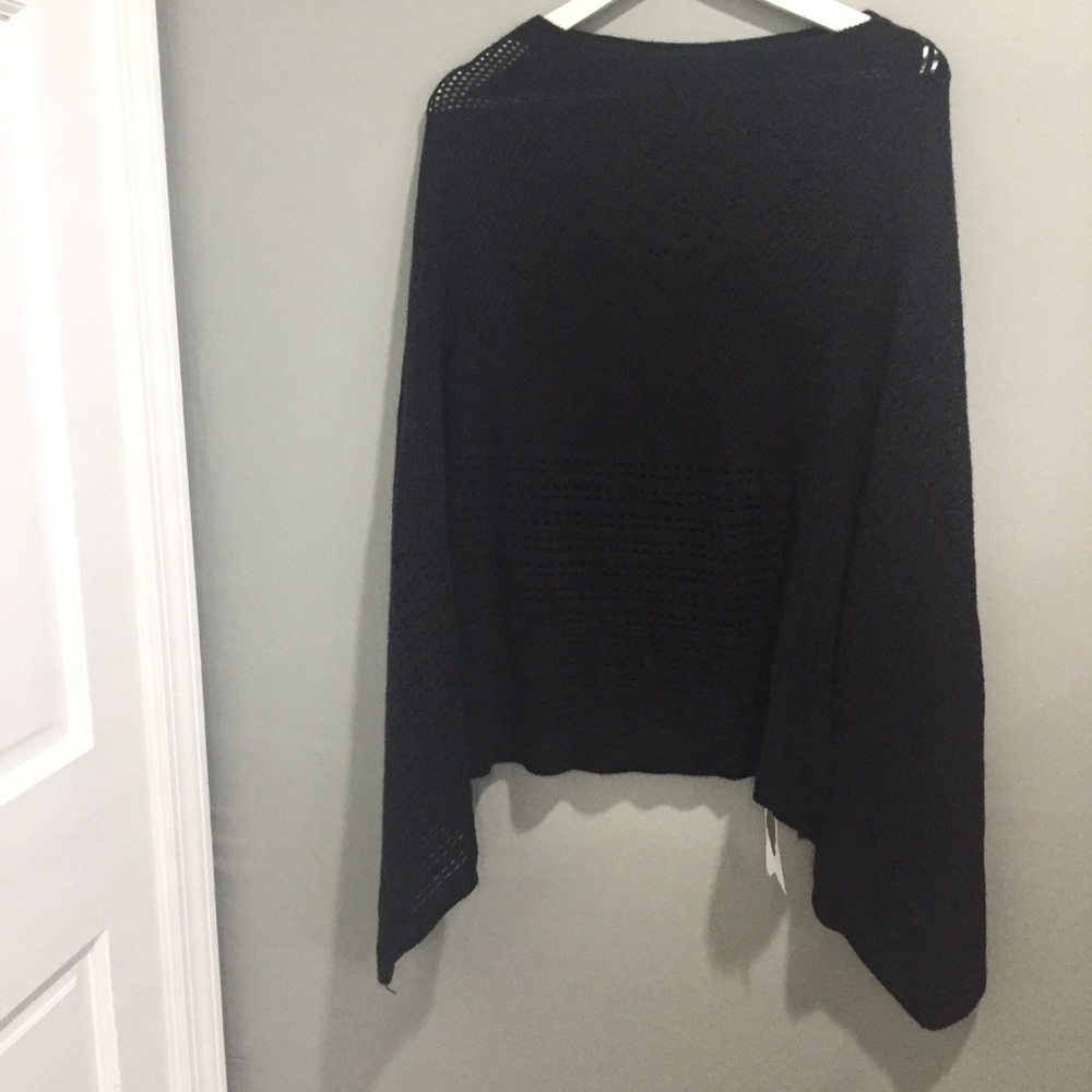 Black Knitted Shawl